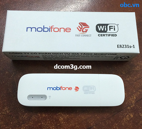 USB 3G Mobifone Fast Connect E8231s-1 phát 3g wifi