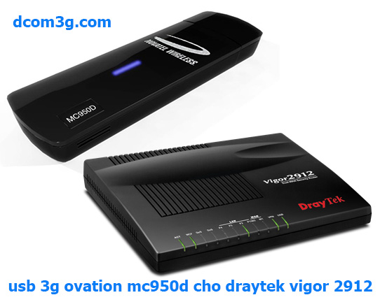 USB 3G dùng cho Modem Draytek Vigor 2912