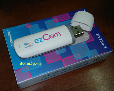 USB 3G ezCom Vinaphone E173u-1 dùng các mạng
